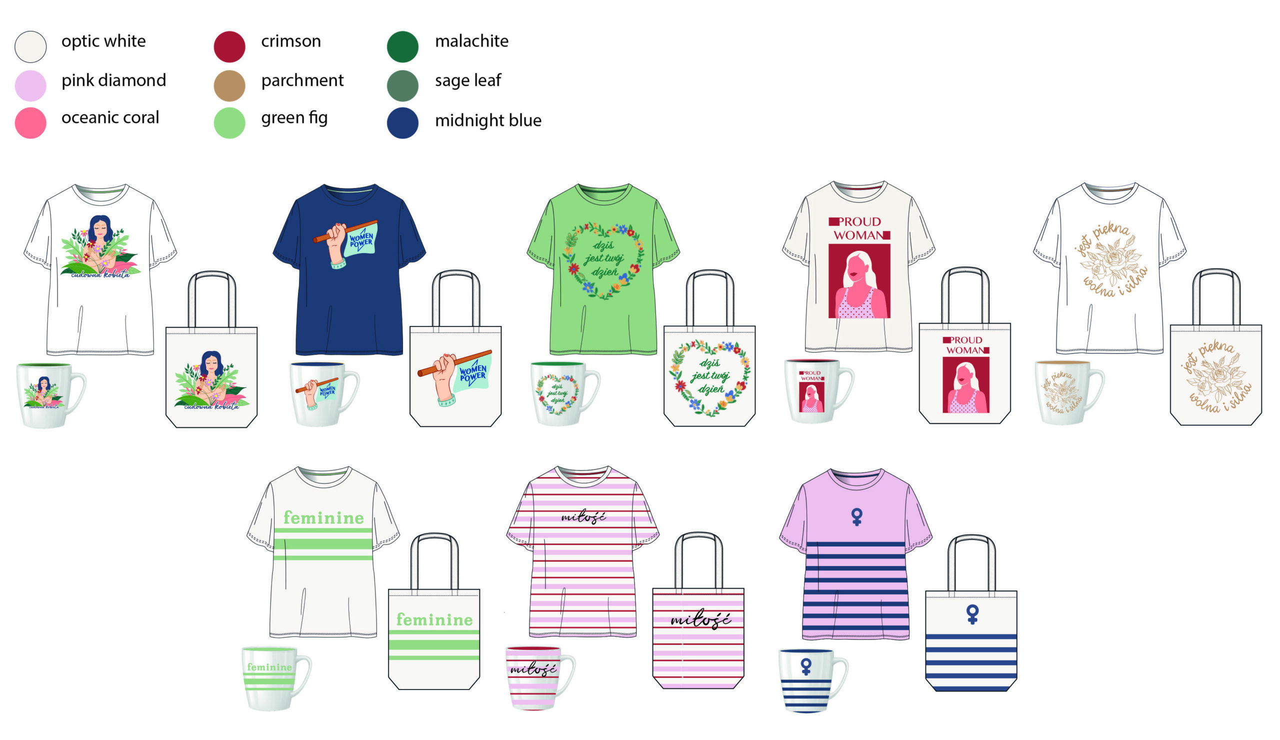 MARCH 2024_LADIES CAPSULE_tshirts&pyjamas