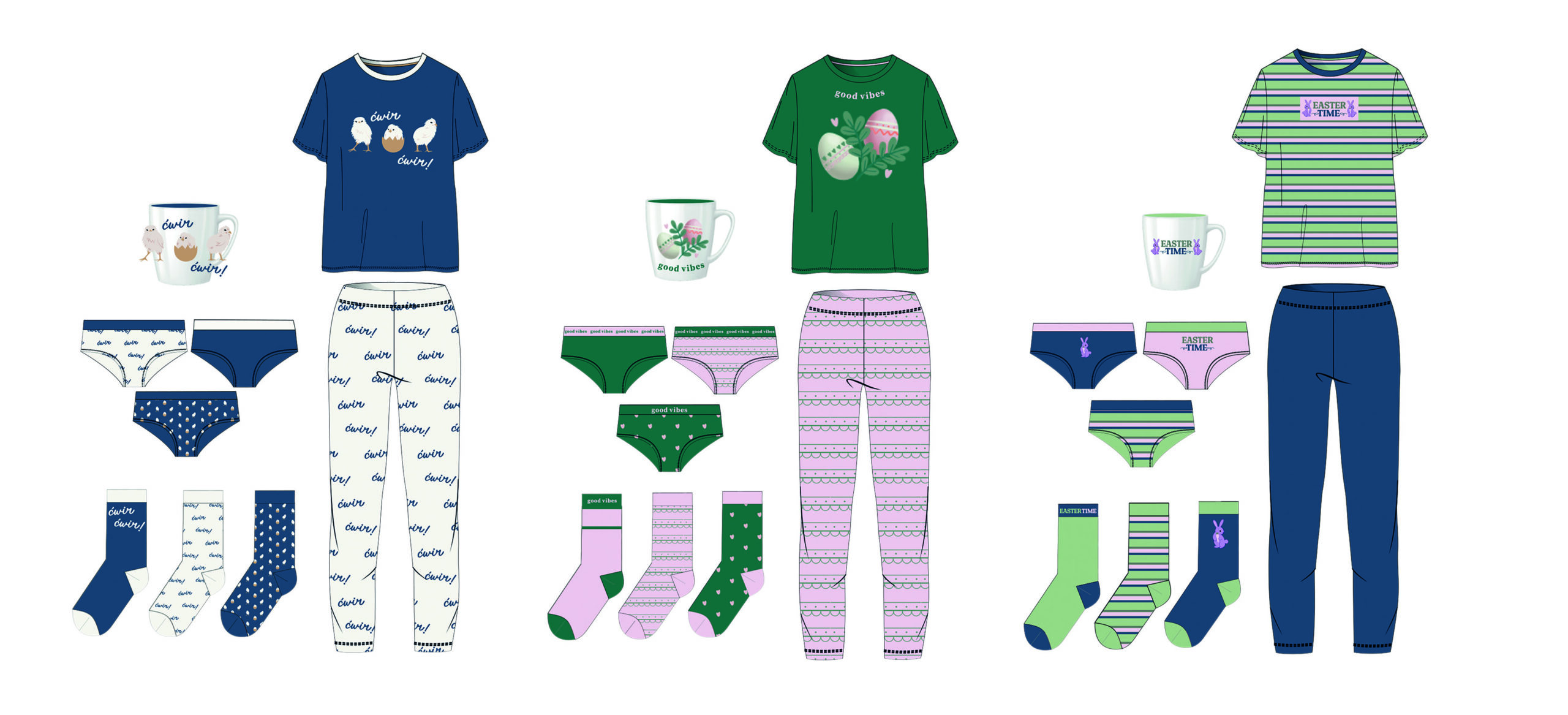 MARCH 2024_LADIES CAPSULE_tshirts&pyjamas